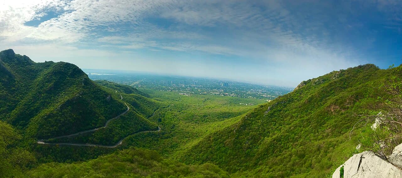Margalla Hills in Islamabad Capital Territory, Pakistan